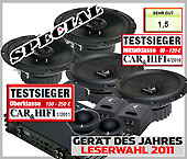 Seat Altea Testsieger Autolautsprecher, Verstrker, Soundpaket