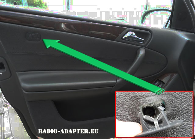 Lautsprecher wechsel Mercedes C vorne – Autoradio Einbau Tipps Infos Hilfe  zur Autoradio Installation