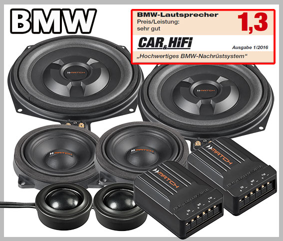 BMW 3er F30, F31 Lautsprecher vordere Türen mit Bass MS83cBMW2
