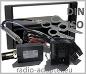 Ford C-Max 2003-2010 Lenkrad Adapter Radioblende Antenne anthrazit