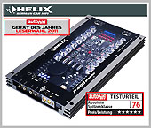 Helix P400 P-400 Precision Serie 4 Kanal Endstufe Farbe silber