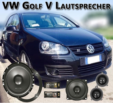 VW Golf V Lautsprecher