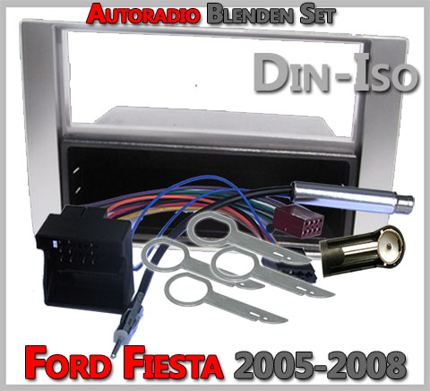 Ford Fiesta Radioeinbauset 2005-2008 Silber – Autoradio Einbau Tipps Infos  Hilfe zur Autoradio Installation
