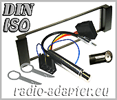 Seat Leon bis 2005 Radioblende + Antennenadapter + Entriegelungsbgel