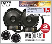 VW Golf VI Lautsprecher fr die vordere Tren mit Testsieg
