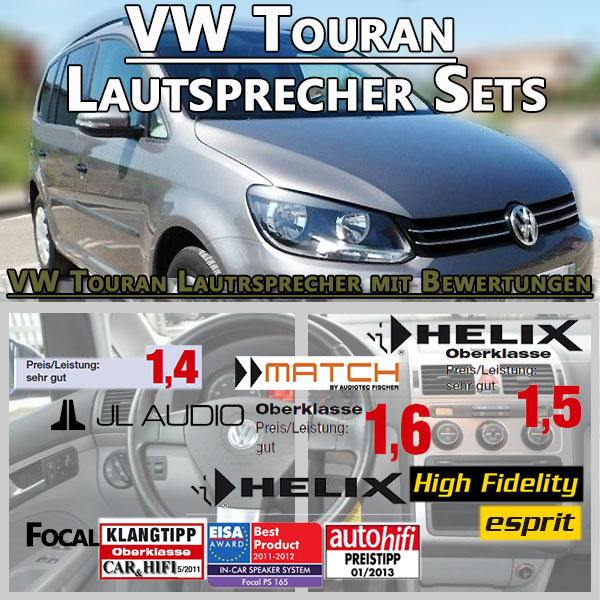VW-Touran-Lautsprecher-Sets