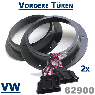 VW Touran 1 Front - Lautsprecher Boxen Crunch GTS6.2C - 16,5cm 2-Wege,  144,90 €