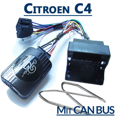 Citroen C4 Adapter für Lenkradfernbedienung mit CAN BUS – Radio